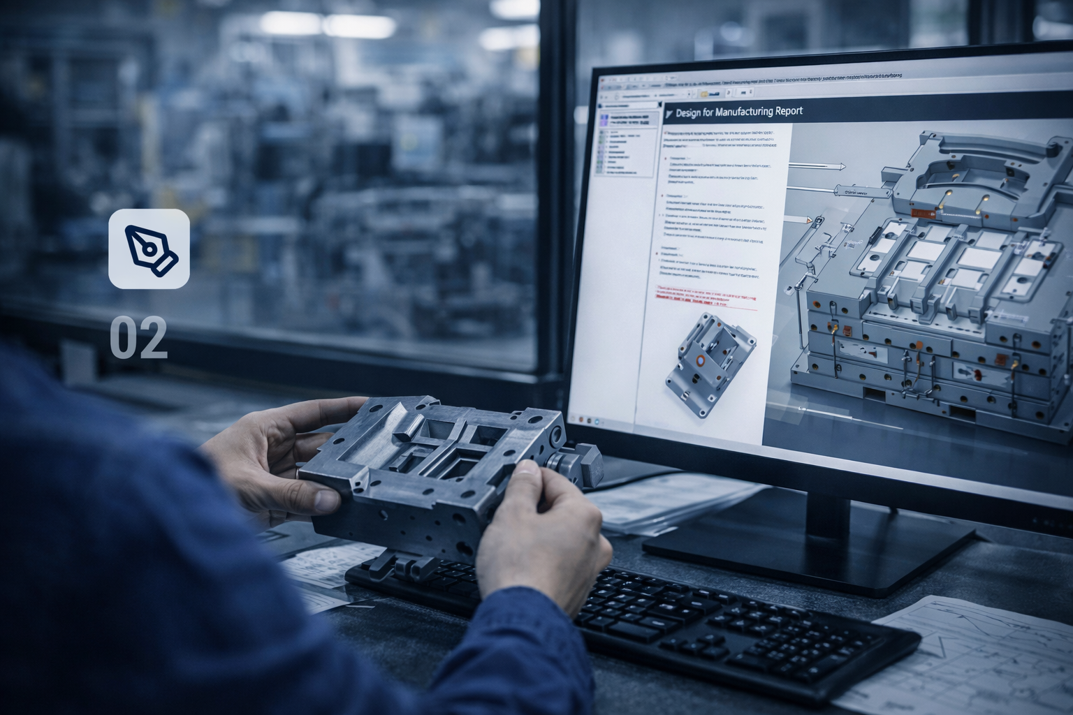 Paso 02: Diseño de Molde y DFM